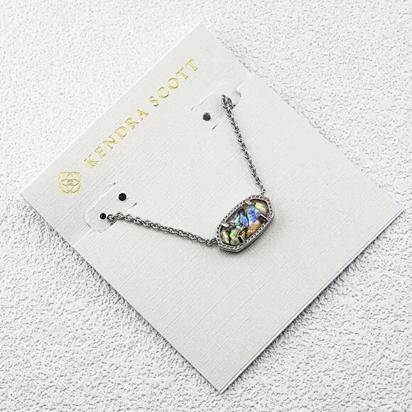 Kendra Scott Light Abalone Shell Necklace - Picture 1 of 1